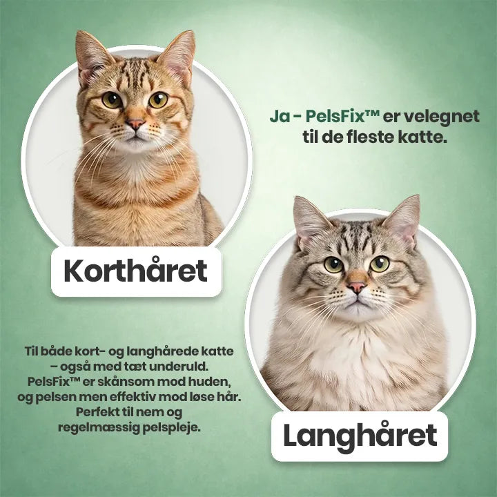 PelsFix™ – Mindre kattehår i hjemmet