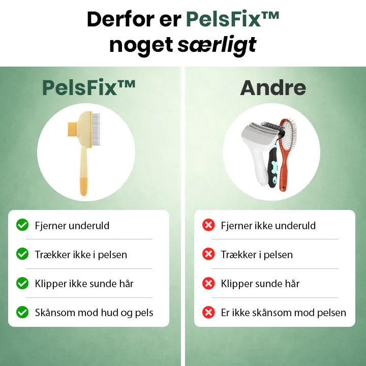 PelsFix™ – Mindre kattehår i hjemmet